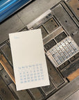 2025 Minimal Adventure Letterpress Calendar