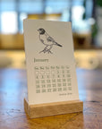 2026 Backyard Birds Letterpress Calendar