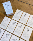 2026 Backyard Birds Letterpress Calendar