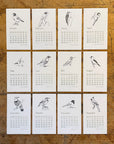 2026 Backyard Birds Letterpress Calendar