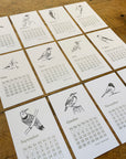 2026 Backyard Birds Letterpress Calendar