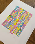 Alpha-Blox Alphabet Letterpress Print