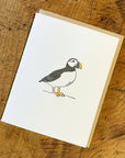 Atlantic Puffin Letterpress Card