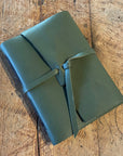 Medium Hand Bound Leather Journal - Lined Pages