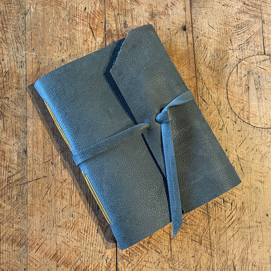 Medium Hand Bound Leather Journal - Lined Pages