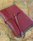 Medium Hand Bound Leather Journal - Lined Pages
