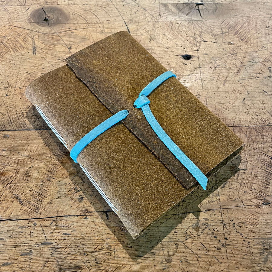 Hand Bound Leather Journal Brown