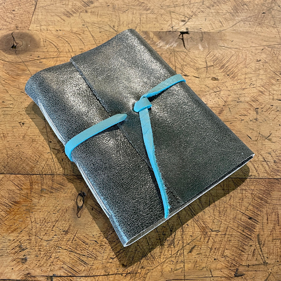 Hand Bound Leather Journal Green