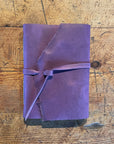 Medium Hand Bound Leather Journal - Plain Pages