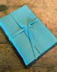 Hand Bound Leather Journal Turquoise