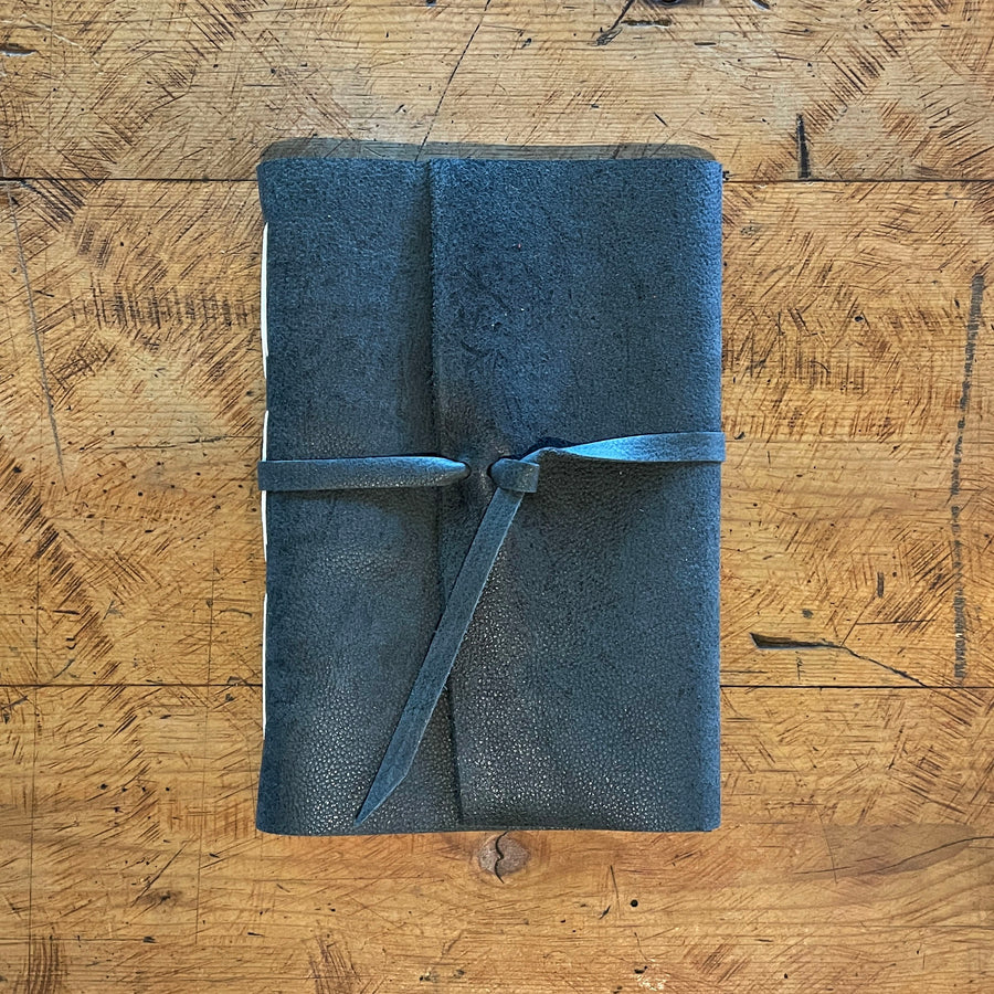 Large Hand Bound Leather Journal - Lined Pages