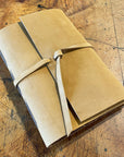 Large Hand Bound Leather Journal - Lined Pages