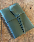 Large Hand Bound Leather Journal - Plain Pages