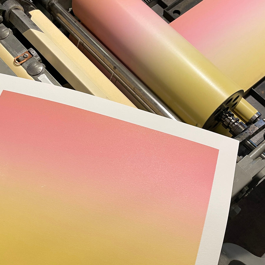 Bacon Pancakes Letterpress Print