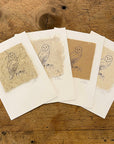 Bird Letterpress Prints on Handmade Paper