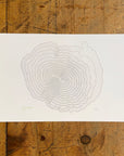 Black Butte Topographic Map Letterpress Print