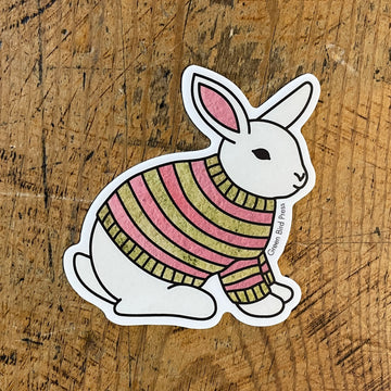 Bunny Sweater Sticker