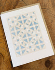 Duck Pond Quilt Letterpress Card