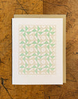 Dutch Fields Quilt Letterpress Card
