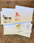 Eames Chair Letterpress Notecards - Set of 8