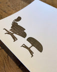 Eames Chair Letterpress Notecards - Set of 8