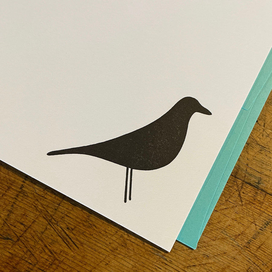 Eames House Bird Letterpress Notecards - Set of 6