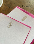 Custom Letterpress Notecards - Fifth Avenue Monograms