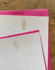 Custom Letterpress Notecards - Fifth Avenue Monograms