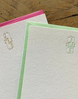 Custom Letterpress Notecards - Fifth Avenue Monograms