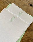 Custom Letterpress Notecards - Fifth Avenue Monograms