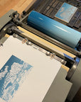 Fort Rock Letterpress Print