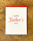 Happy Father's Day Letterpress Card