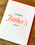 Happy Father's Day Letterpress Card