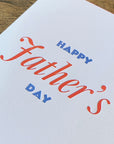 Happy Father's Day Letterpress Card