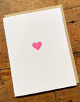 Heart Letterpress Card