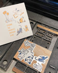 Purrfect Birthday Letterpress Card