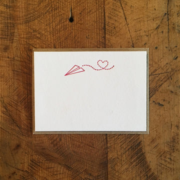 Sending Love Letterpress Gift Enclosure Card