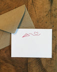 Sending Love Letterpress Gift Enclosure Card