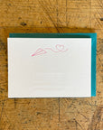 Sending Love Letterpress Gift Enclosure Card