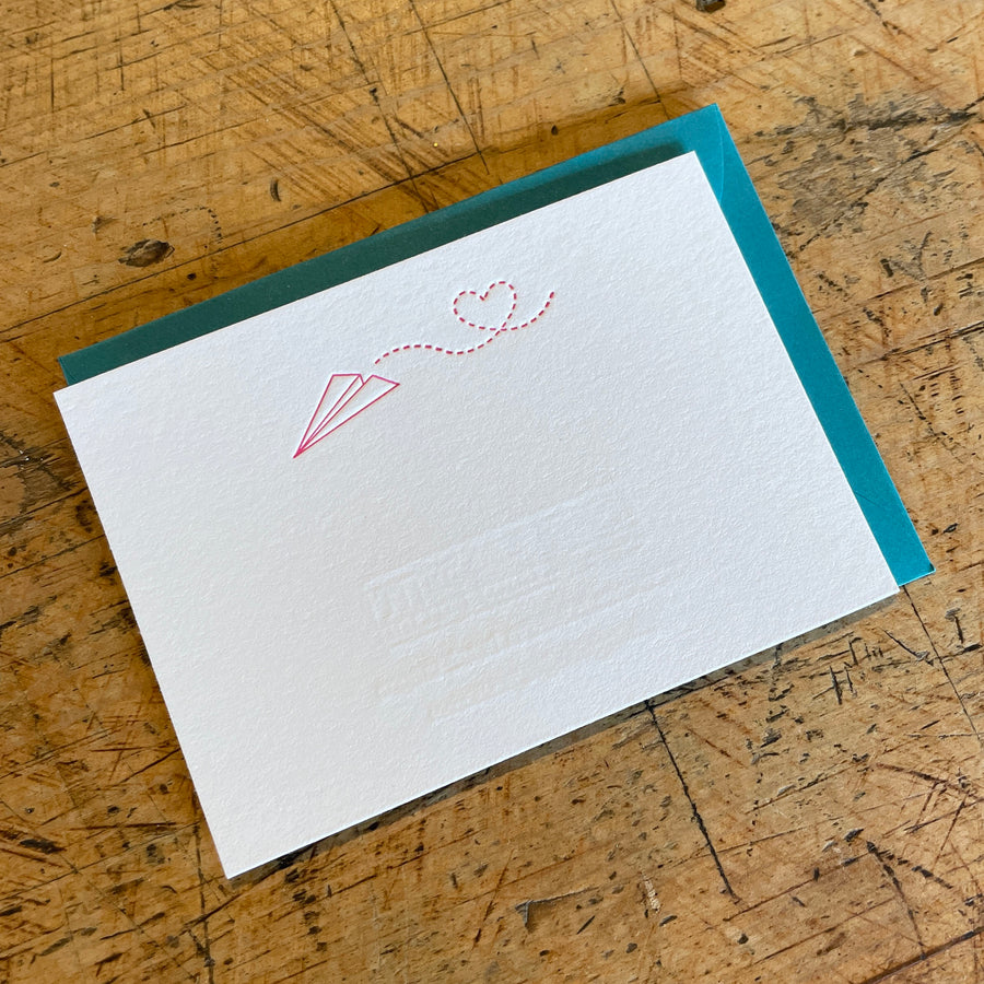 Sending Love Letterpress Gift Enclosure Card