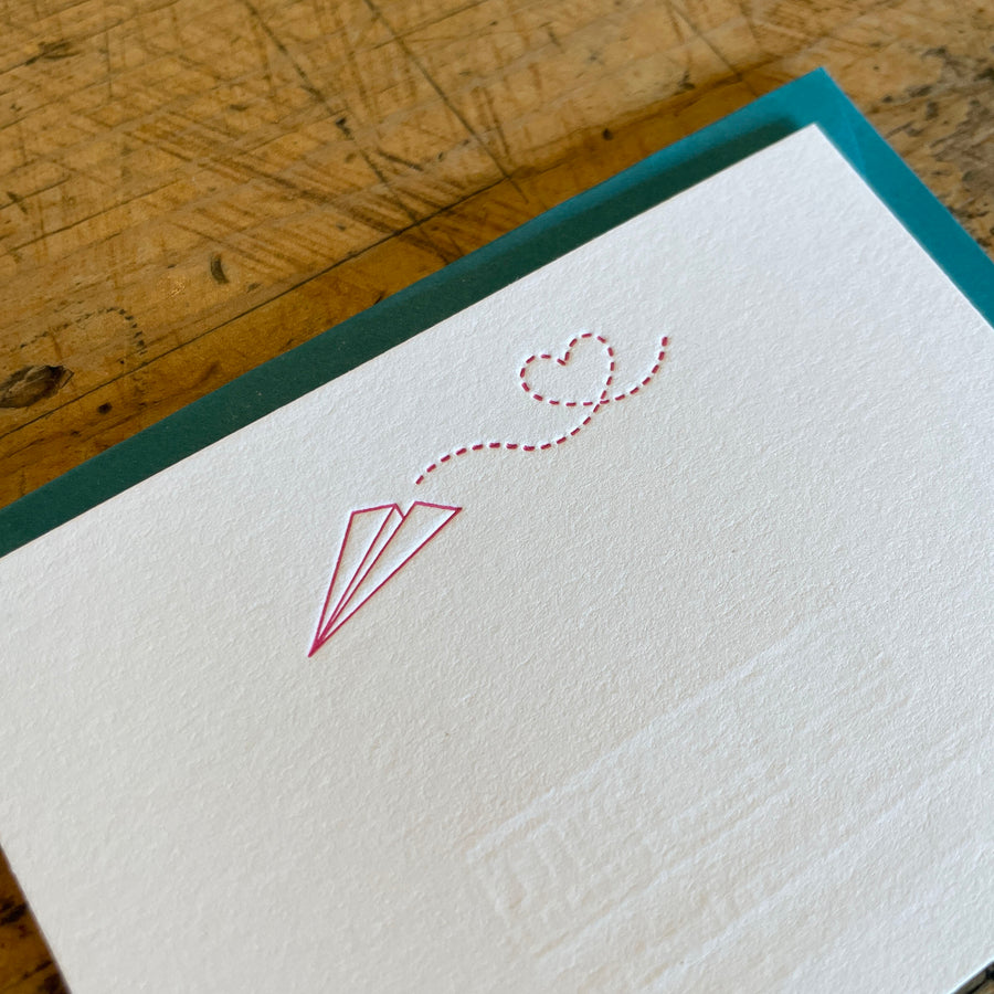 Sending Love Letterpress Gift Enclosure Card