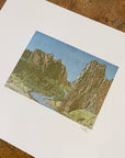 Smith Rock Letterpress Print