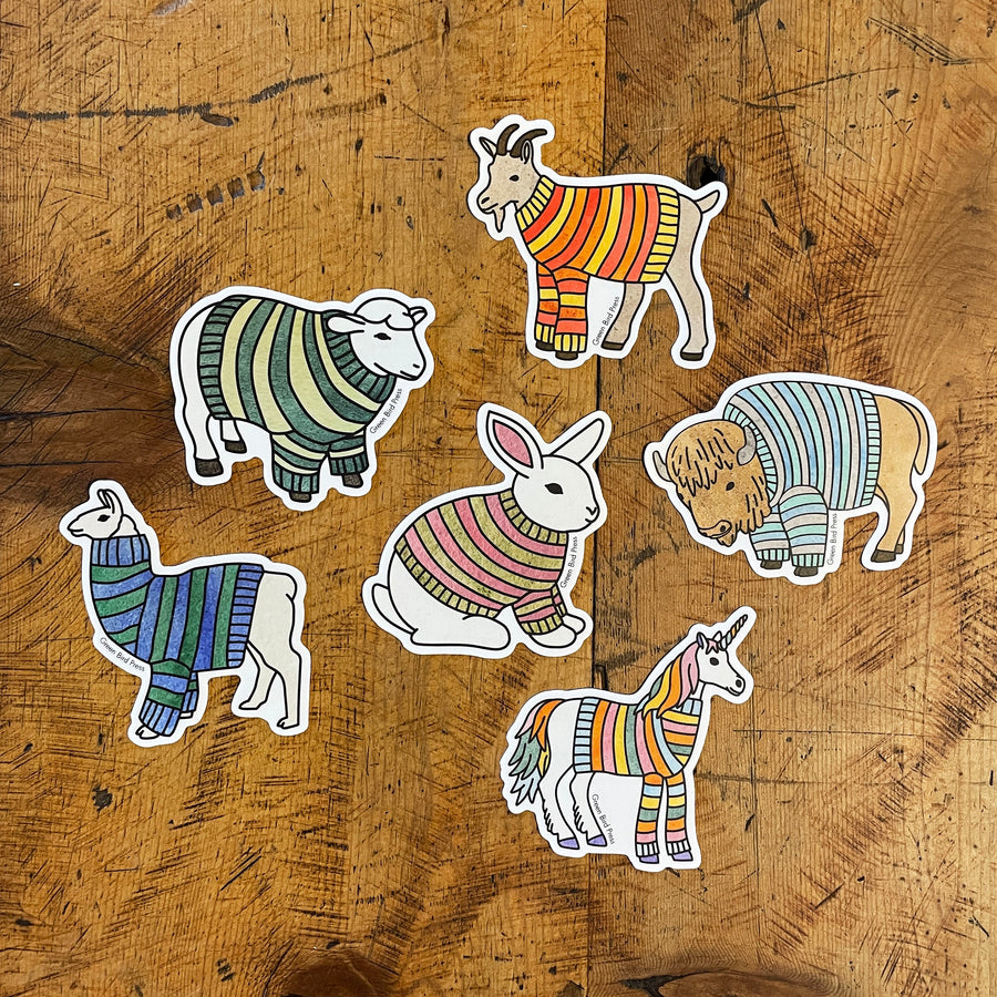Unicorn Sweater Sticker