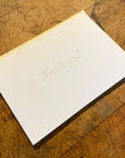 Thank You Letterpress Cards - Set of 8