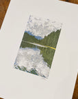Todd Lake Letterpress Print