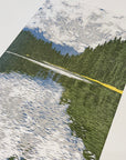 Todd Lake Letterpress Print