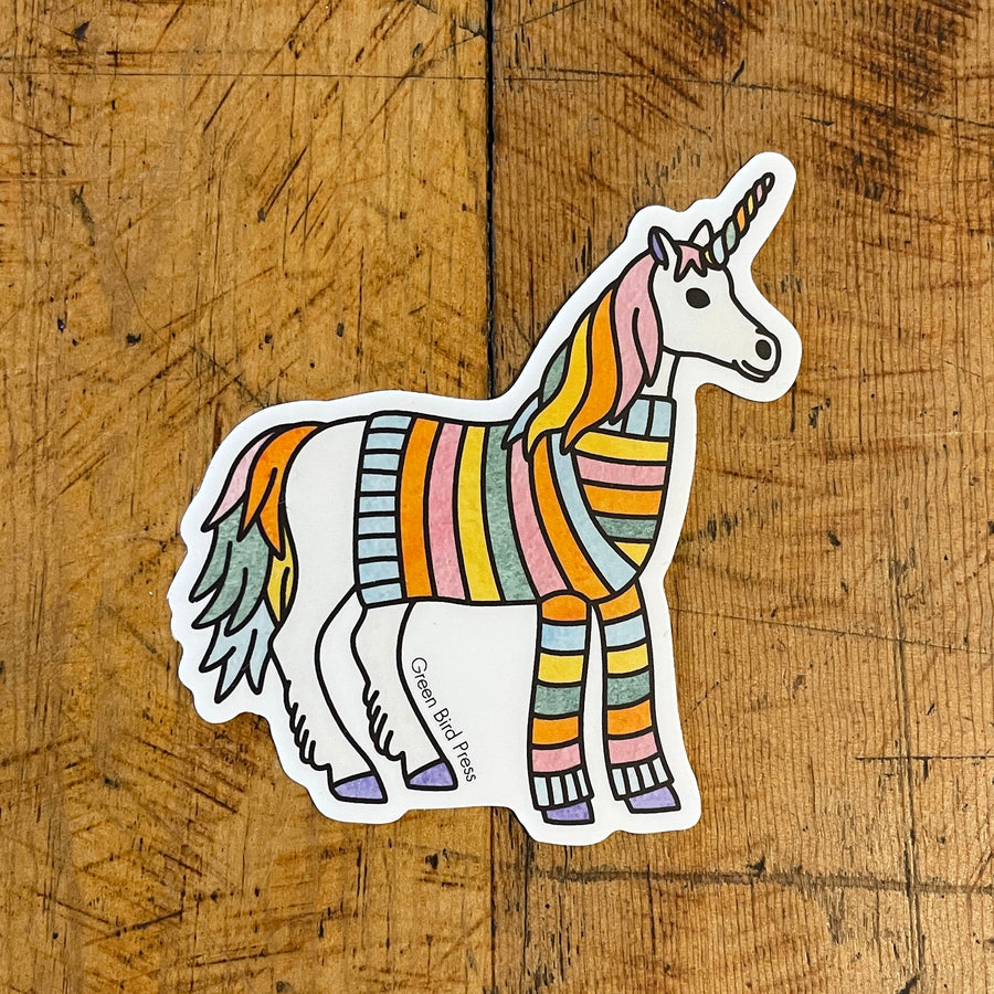 Unicorn Sweater Sticker