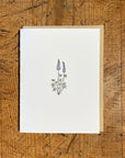 Lupine Wildflower Letterpress Card