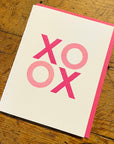 XO Letterpress Card