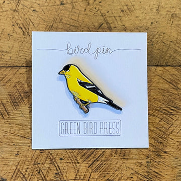 American Goldfinch Enamel Pin